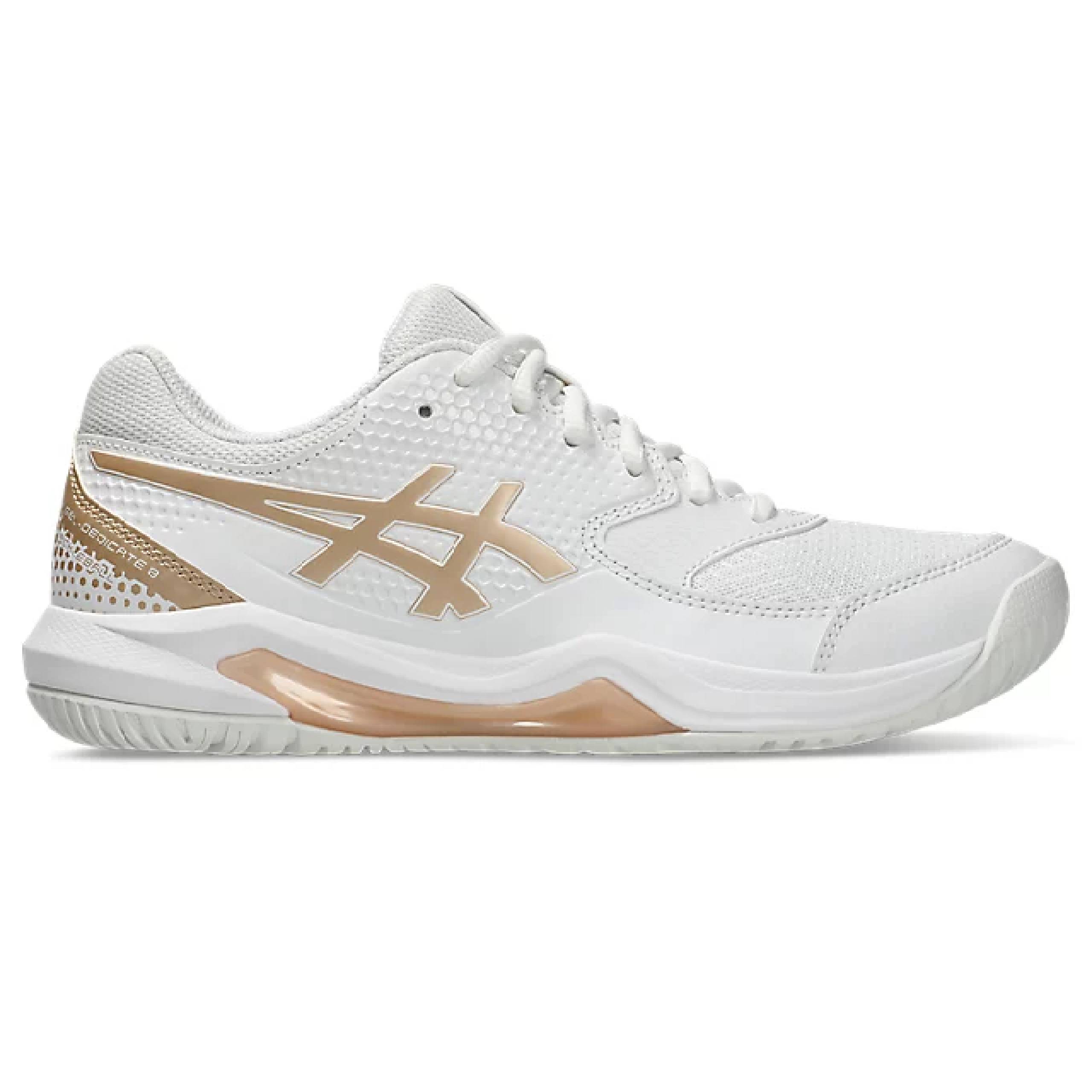 Giày Pickleball Asics Upcourt 6 white/champagne
