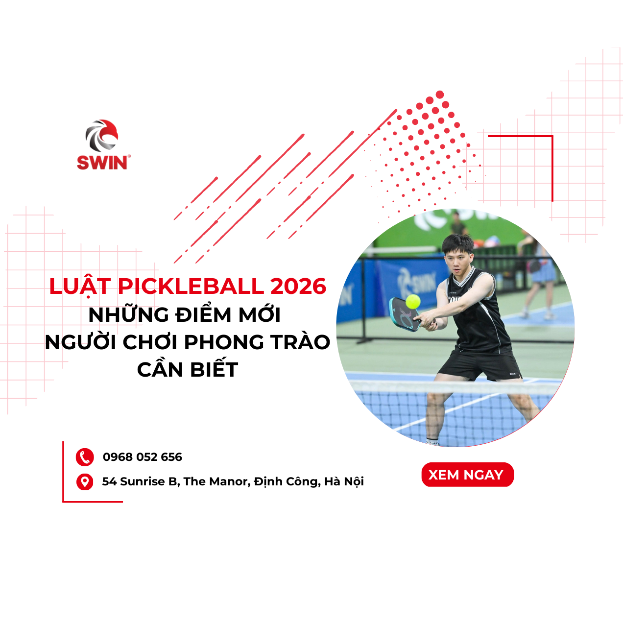 LUẬT PICKLEBALL 2026: 5 THAY ĐỔI QUAN TRỌNG KHIẾN NGƯỜI CHƠI PHONG TRÀO “DỄ THỞ” HƠN