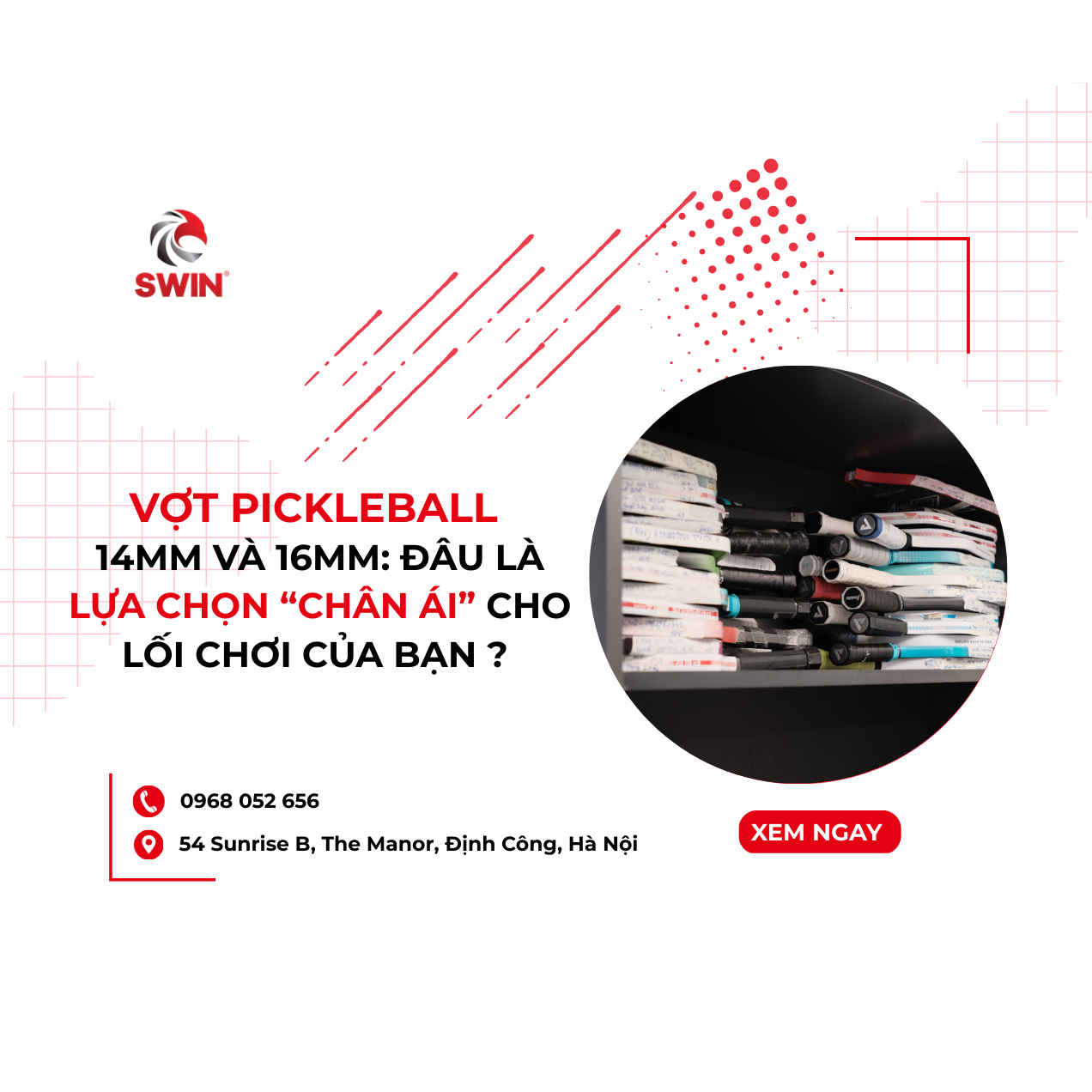 Vợt Pickleball 14mm và 16mm: Đâu Là Lựa Chọn “Chân Ái” Cho Lối Chơi Của Bạn?