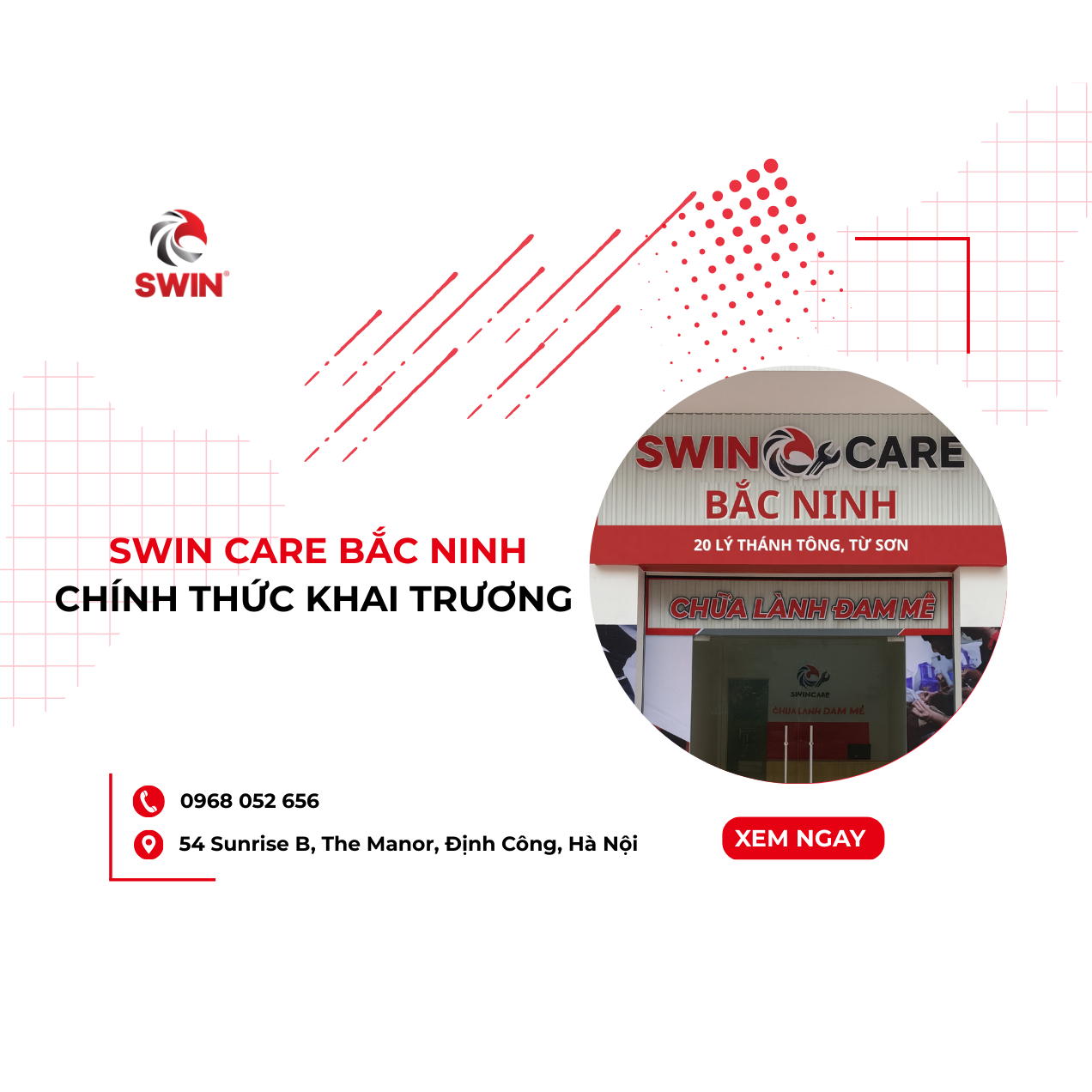 Swin Care Bắc Ninh Chính Thức Khai Trương – Trung Tâm Sửa Chữa Vợt & Giày Pickelball Uy Tín