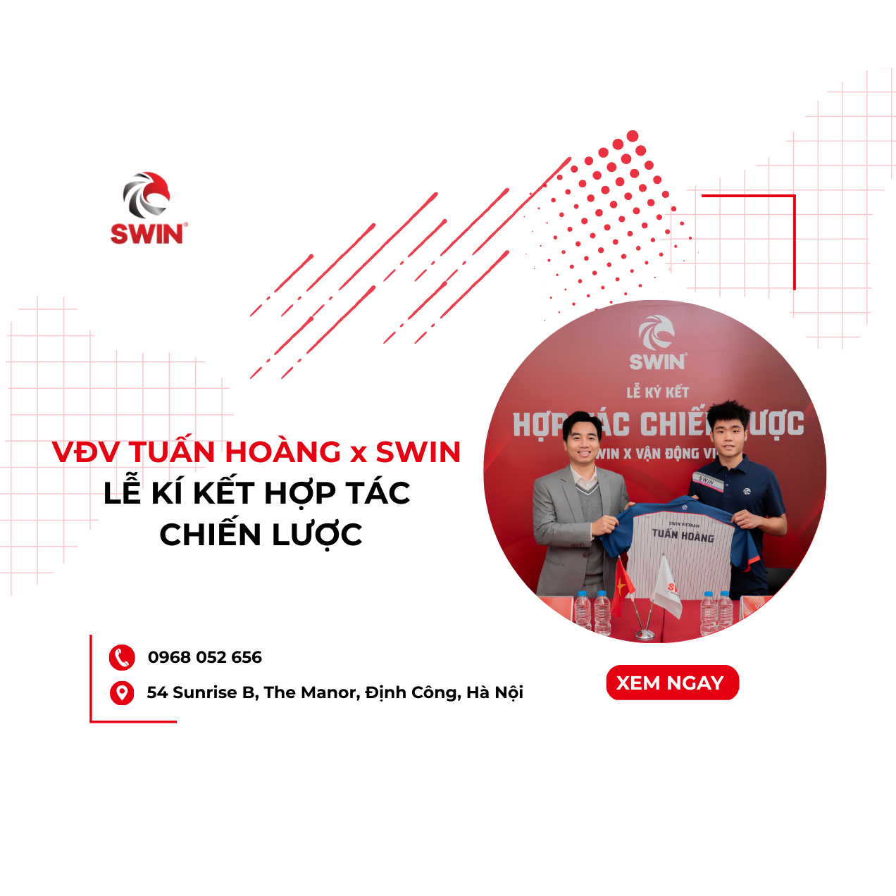 VĐV Tuấn Hoàng Kí Kết Hợp Tác Chiến Lược Với Swin – Tín Hiệu Mới Cho Pickleball Việt Nam