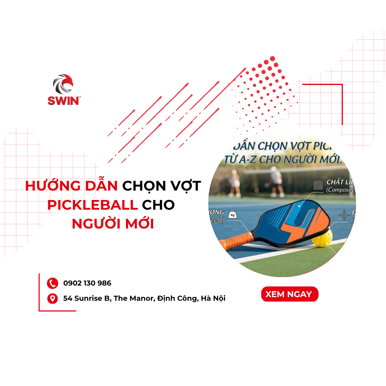 Cách chọn vợt Pickleball dành cho người mới bắt đầu chơi
