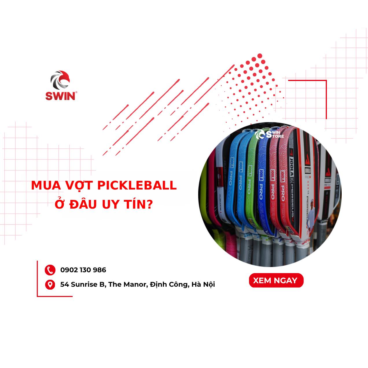 Mua vợt pickleball ở đâu uy tín?