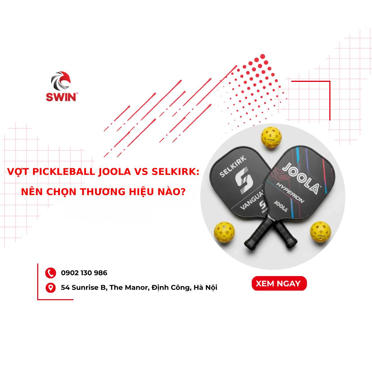 Vợt Pickleball Joola vs Selkirk: Nên chọn thương hiệu nào phù hợp với lối chơi của bạn?