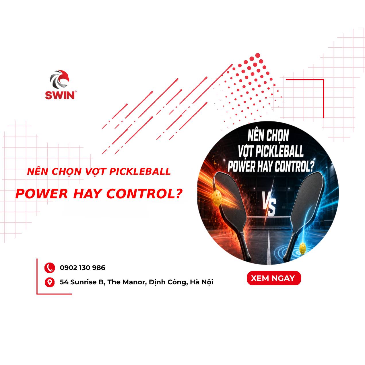Nên Chọn Vợt Pickleball Power Hay Control?