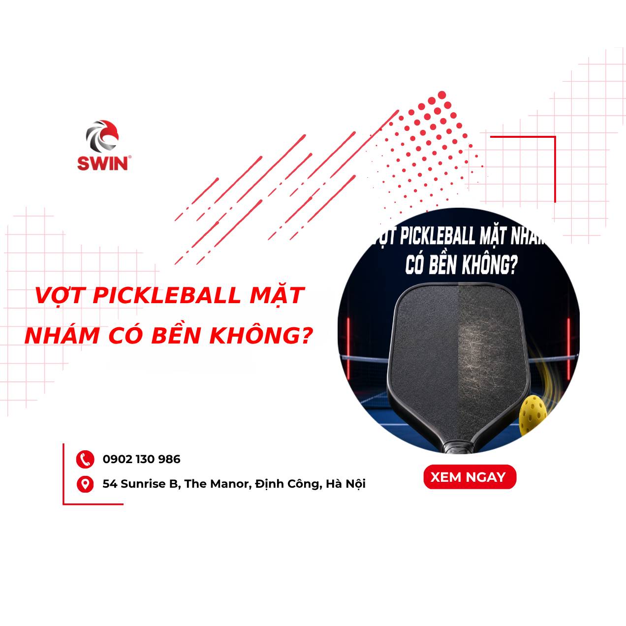 Vợt Pickleball Mặt Nhám Có Bền Không?