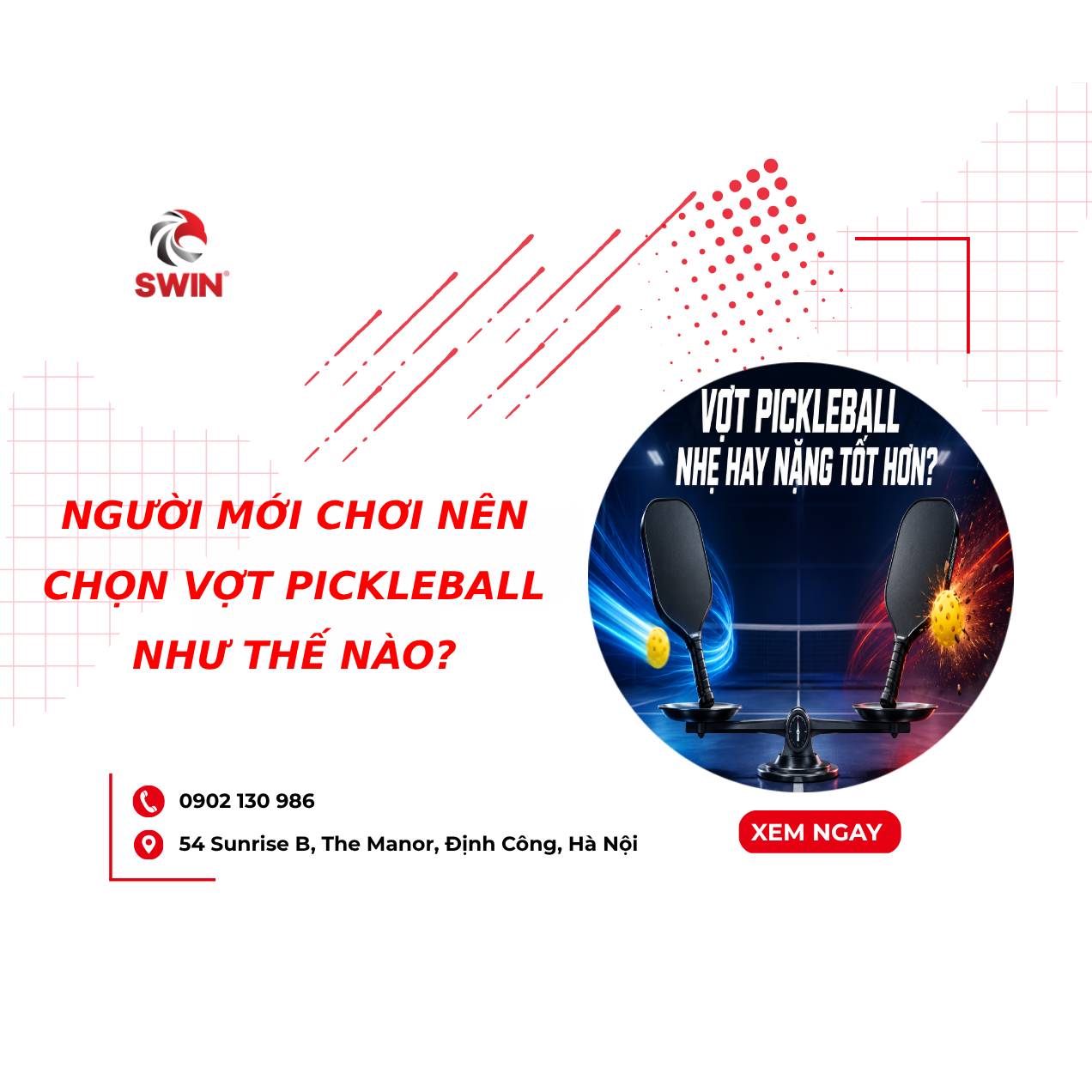 Vợt Pickleball Nhẹ Hay Nặng Tốt Hơn?