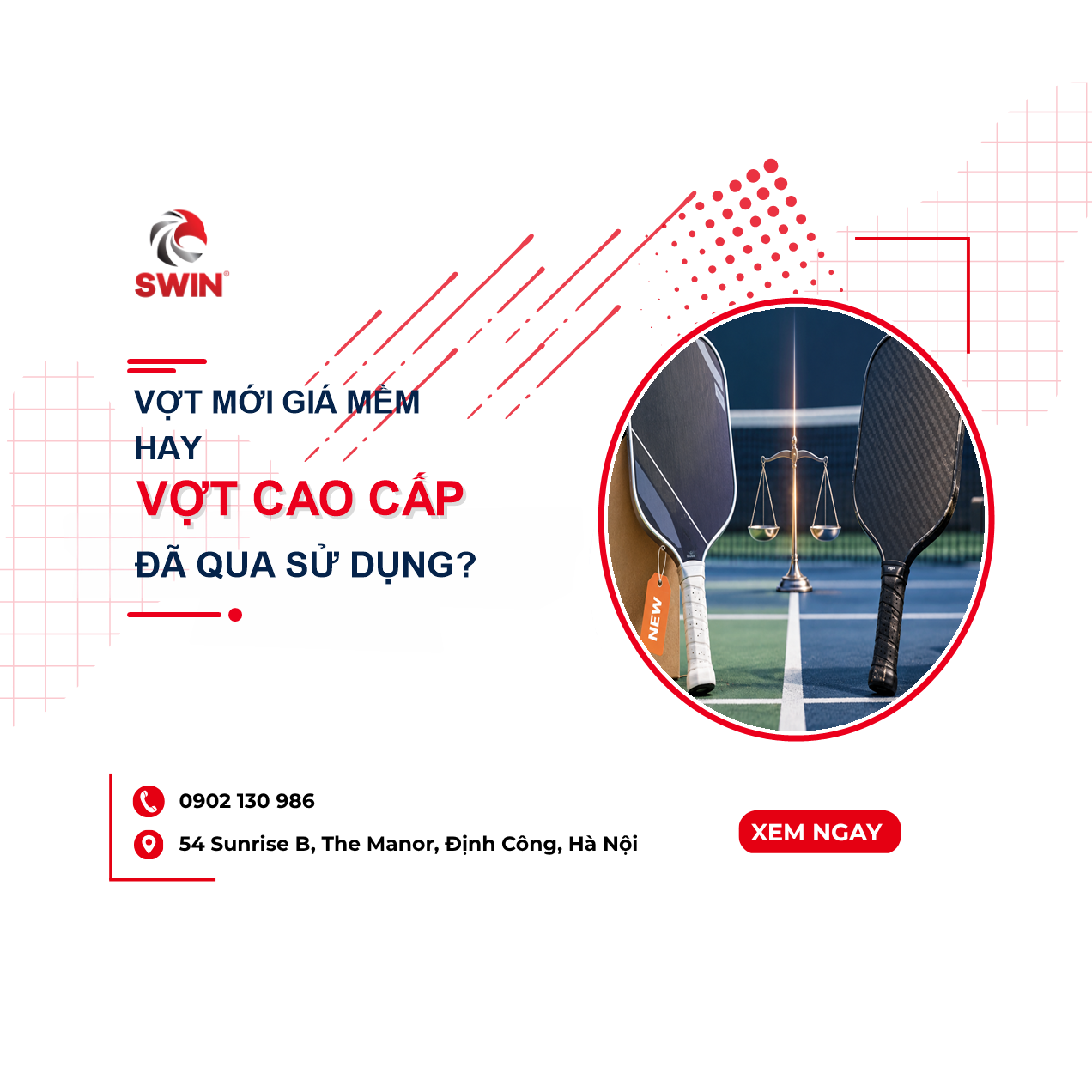Vợt Pickleball Mới Hay Cũ? Nên Chọn Loại Nào?