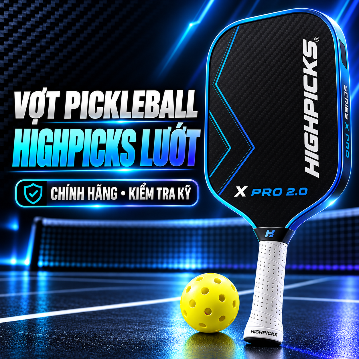 Vợt Pickleball HighPicks Lướt: Cách Chọn Vợt Còn Tốt