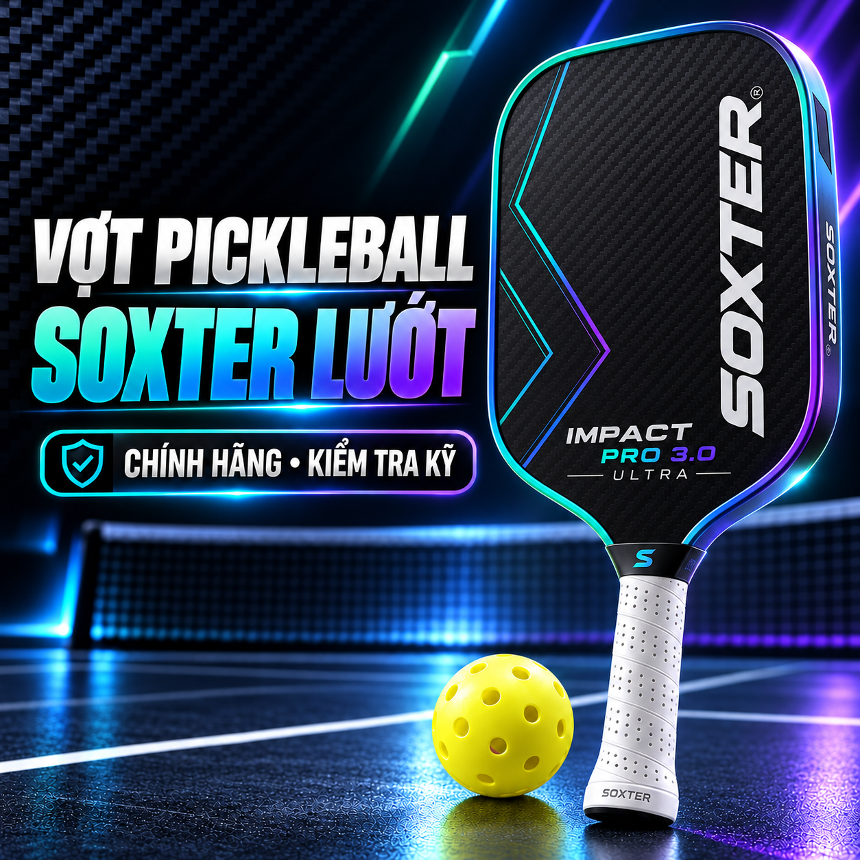Vợt Pickleball Soxter Lướt: Cách Chọn Vợt Còn Tốt