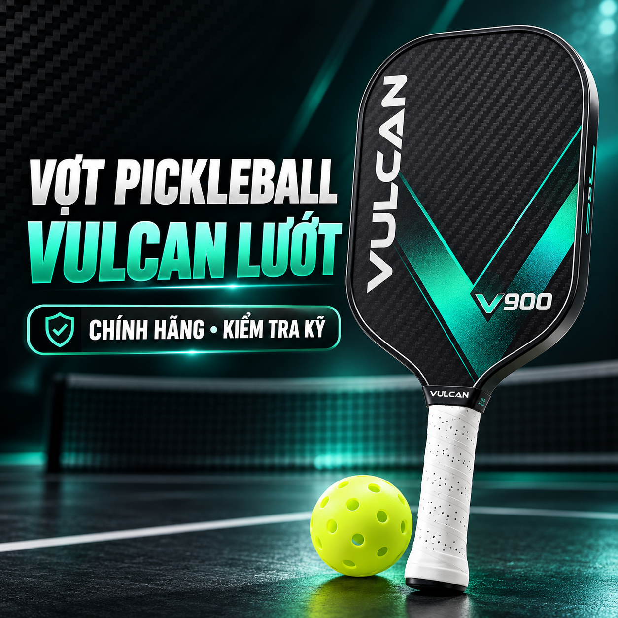 Vợt Pickleball Vulcan Lướt: Cách Chọn Vợt Còn Tốt